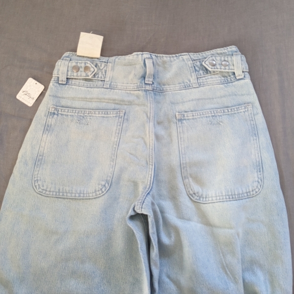 Free People Super Sweeper Wide Leg Flood Jeans - Picture 5 of 6
